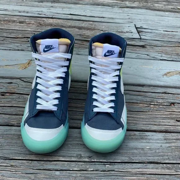 NIKE BLAZER MID 77S MOVE TO ZERO IN ARMORY NAVY - Women Urban Shoes - SIZE 7.5 - Picture 6 of 12